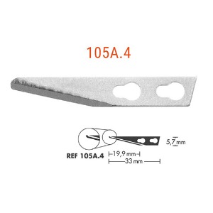 105.4A /JETTY의 칼날/칼끝이 둥근형